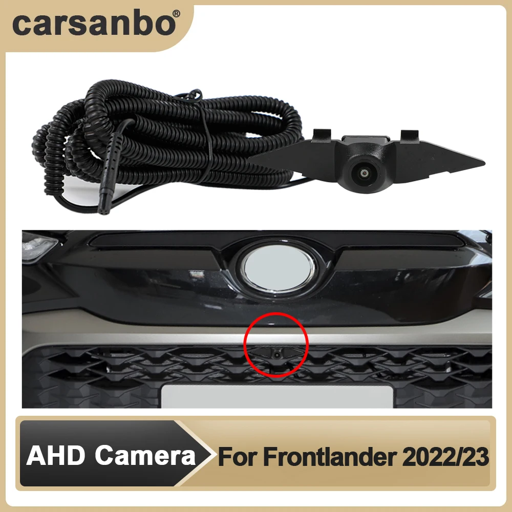 

Car AHD Front View OEM Camera HD Night Vision Fisheye 150 °Chrome Camera for Frontlander 2022/2023 Parking Monitoring System