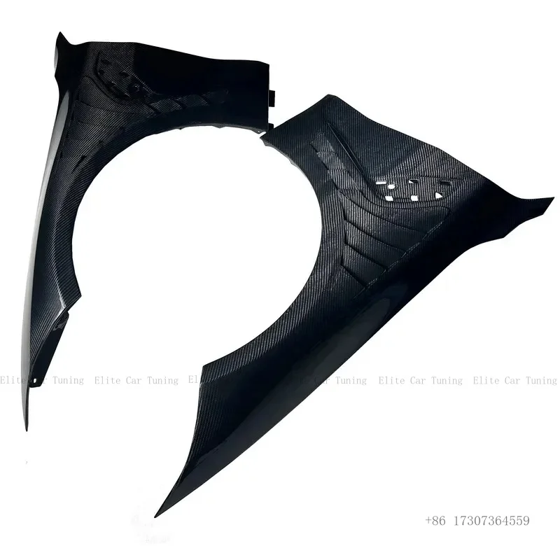 

Сухие карбоновые передние крылья для G82 G83 M4 2021+, карбоновые крылья с жалюзи из препрега