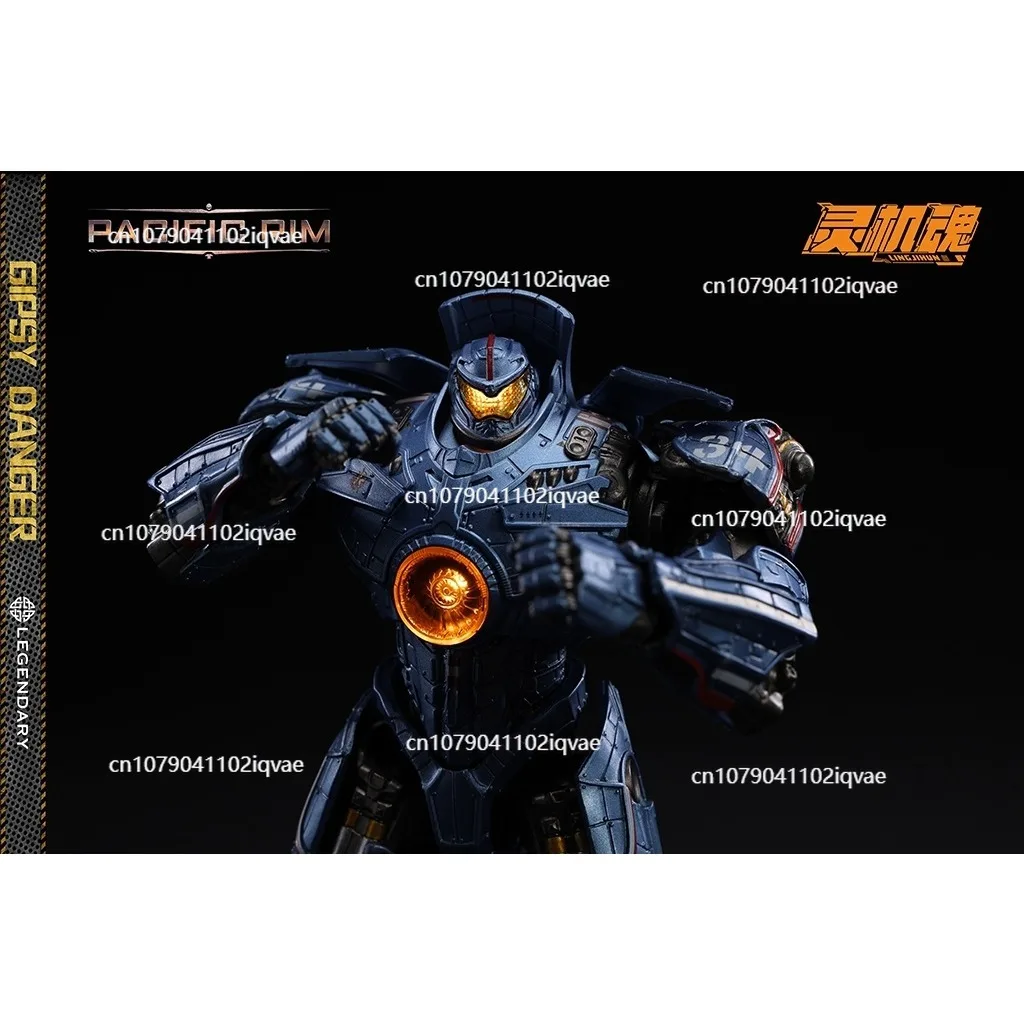 Pre-sale Ling Zhixun Lin Jihun Pacific Rim Danger Wanderer 8 Inches 20 Cm LED Light-up Movable Toy Collection Gift