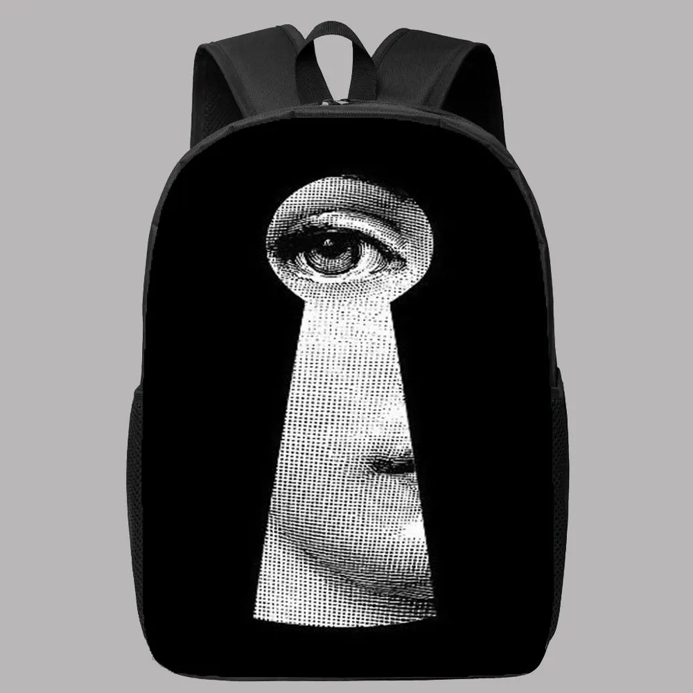 

Unisex Casual Large Capacity Backpack | Fashion Adjustable 2D Flat Printing, Zipper Sealing, Hand Wash Care