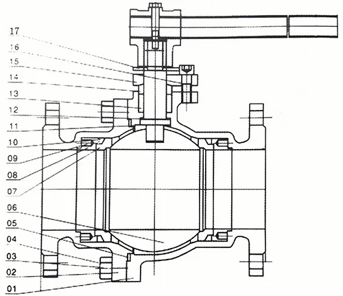 

4 inch DIN 2PC Flanged Stainless Steel Ball Valve