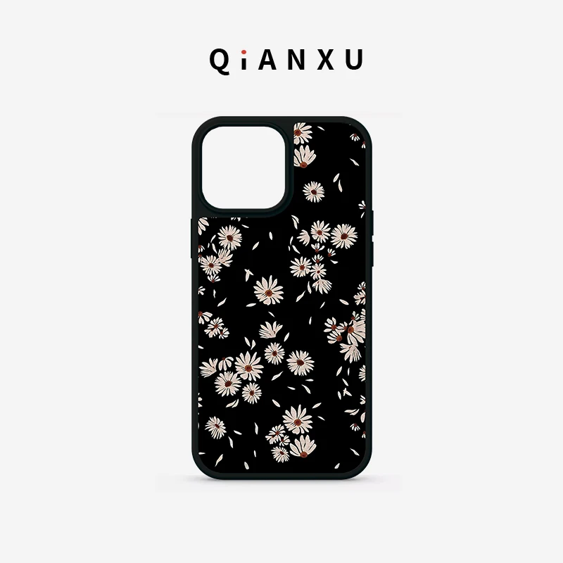 

QX Small Daisy Texture Phone Case for 15 pro Max New Women's High Quality Elegant Summer Sweet Trendy Protective ...