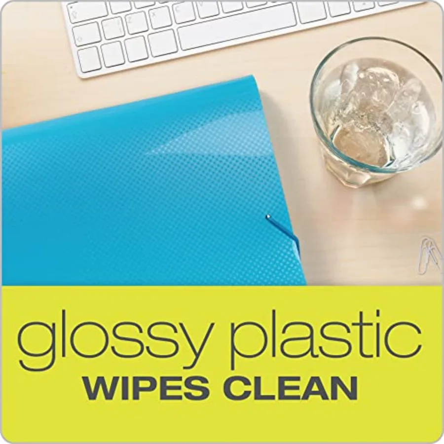 ملف توسيع بلاستيك أكسفورد 7 منظم ملفات الجيب مع سلك رفرف لمجلد الأكورديون الورقي بحجم الرسالة مع علامات تبويب متينة B