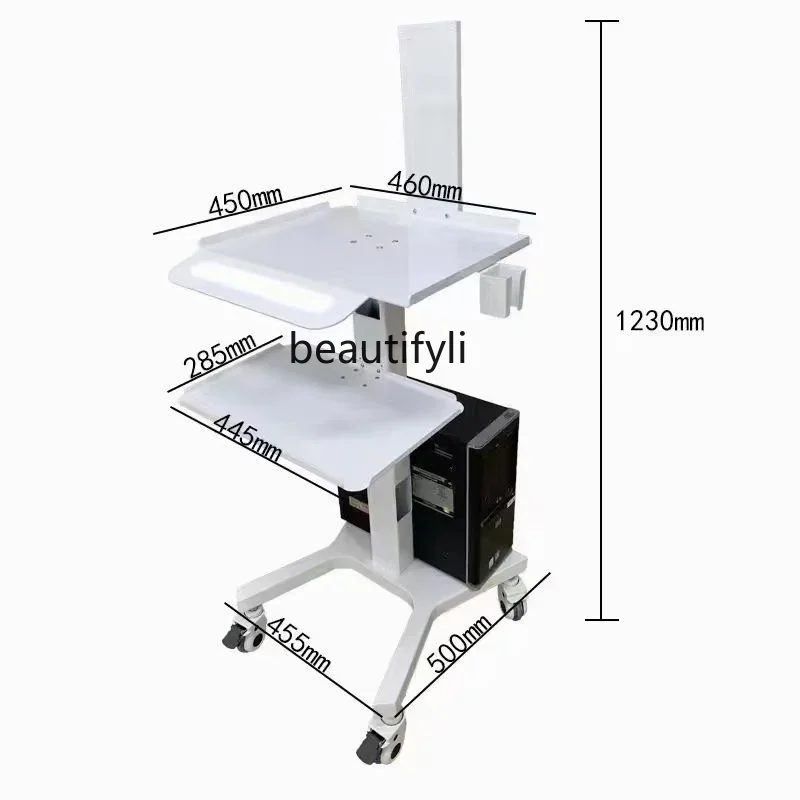 

Dental Special Trolley Mobile Storage Rack Storage Base Beauty Instrument Tool Car