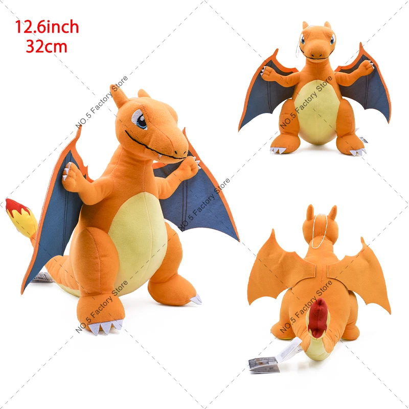 18 Stile Glänzende Glurak-Plüschtiere Pokemon Mega Evolution X & Y Glurak Weiche Stofftiere Spielzeugpuppe Geschenk für Halloween – Detail 4