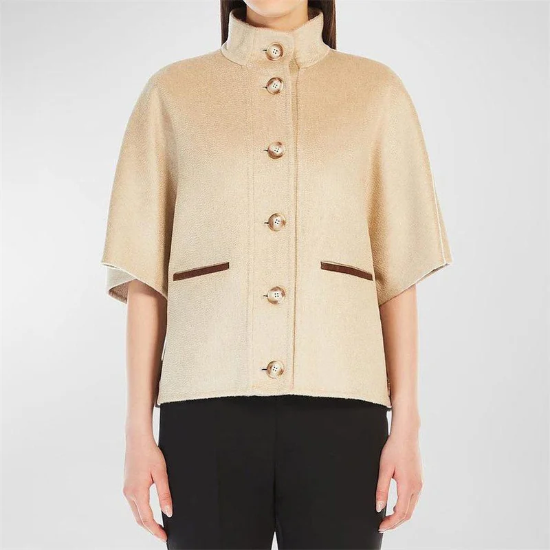 Chester-Veste en mélange de cachemire de haute qualité pour femme, manteaux en laine, loisirs polyvalents, nouvelle mode, automne 2024, 550y2k