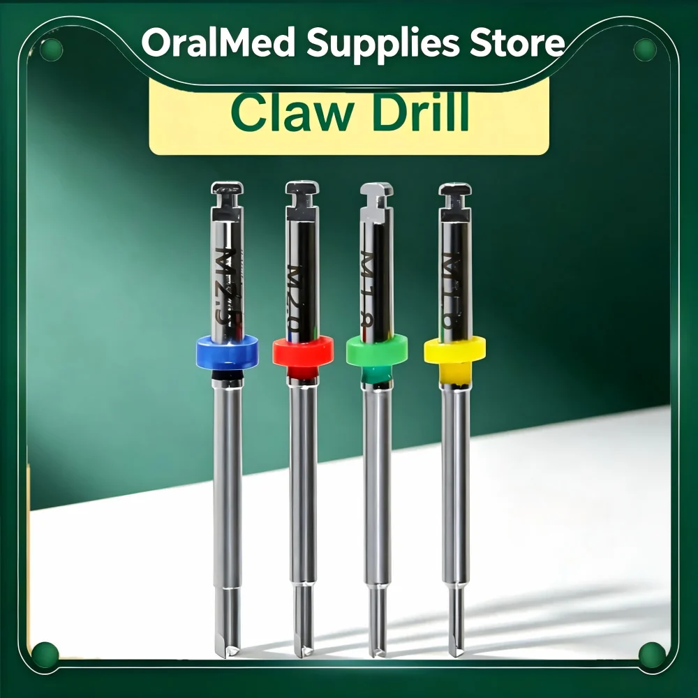 Implant and Fractured Screw Removal Kit Accessories:SR /PG /Shank Driver/Conical/Internal Guide/Screw Remover/Reverse /Claw Dril