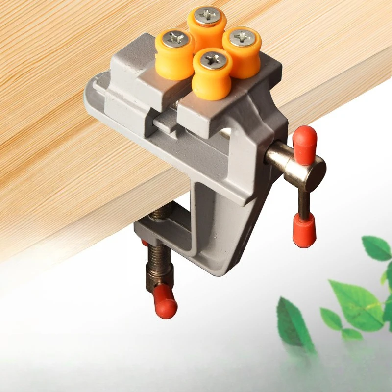 Aluminum Mini Table Clamp Small Bench Vice Jeweler Hobby Clamps DIY Mold Craft Repair Tool Portable Work Bench Screw Vise