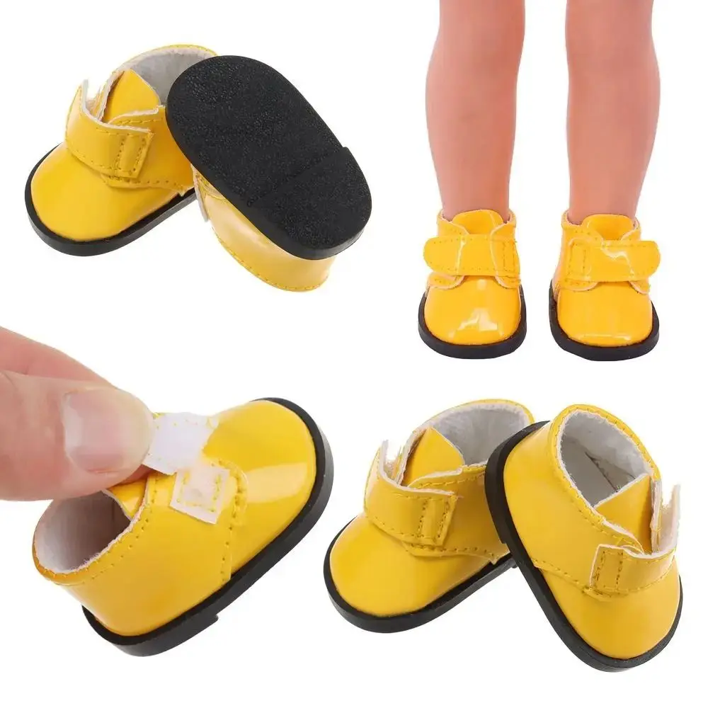 5.5CM 20CM Cotton Doll Shoes Shoes Doll PU Leather Doll PU Leather Shoes Lightweight DIY Doll Clothes Shoe Body Dolls