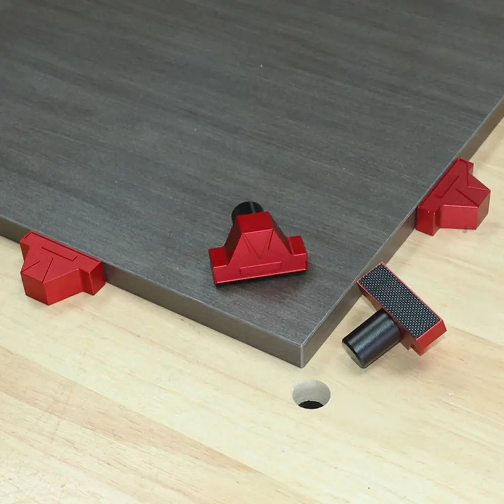 Premium Workbench Peg Brake Stop Aluminum Alloy Durable Table Limit Block Tool Sturdy Construction Crafted Limit Tenon Block