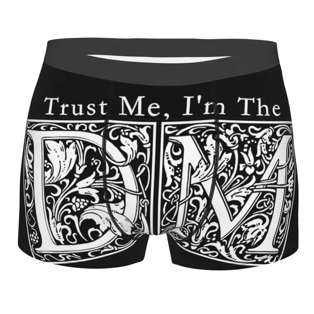 Trust Me I'm The DM Man's Boxer Briefs DnD Game Breathable Creative Underpants High Quality Print Shorts Gift Idea