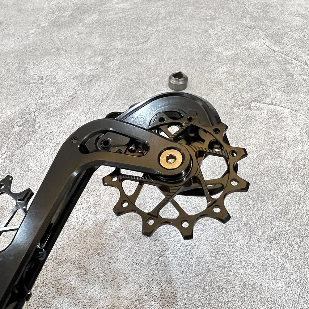79g ultraleichte Schaltwerksrollen für SRAM eTap AXS 12-Gang MTB Rennradkassette bis 52T – Detail 5