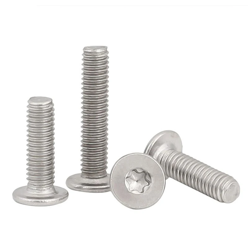 10-100pcs 304 Stainless Steel M2 M2.5 M3 M4 M5 M6 M8 CM Six-Lobe Torx Ultra Thin Super Low Flat Wafer Head Screw Bolt