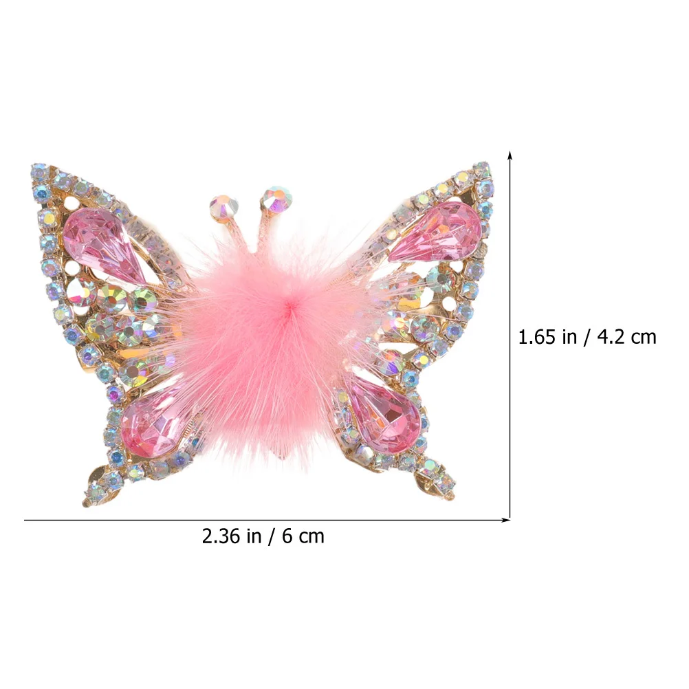 

6 шт., заколки для волос-бабочки для девочек, маленькие движущиеся крылья, металлические заколки для детей, аксессуары для волос, вечеринка по случаю дня рождения