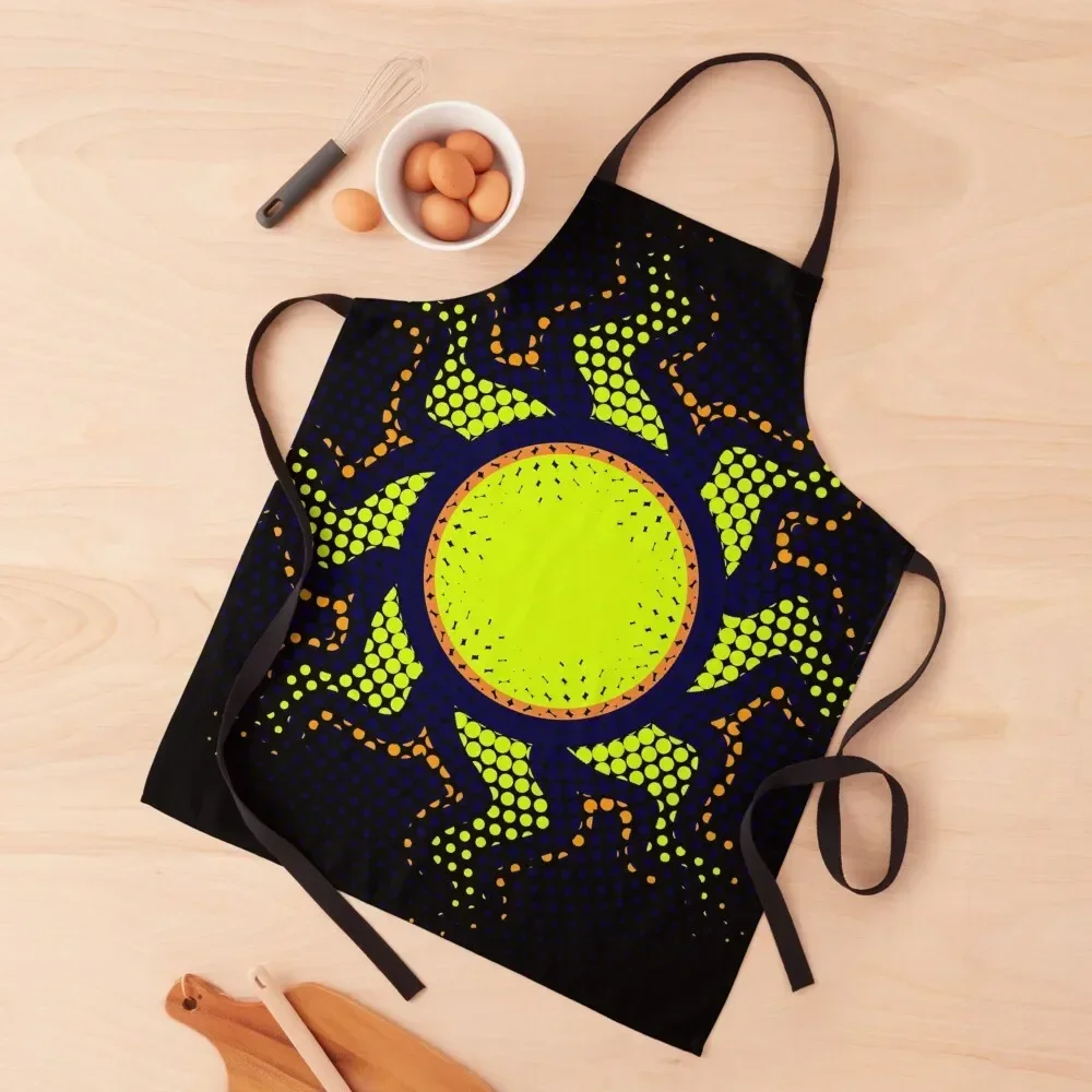 

Il Sole 09, фартук Halftone The Sun, новинка, водонепроницаемый фартук для кухни и дома, ресторана с персональным логотипом