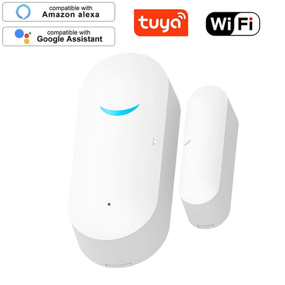 Tuya Smart WiFi Door Sensor Door Open / Closed Detectors WiFi App Notification Alert security alarm support Alexa Google Home