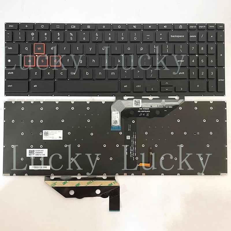 f New for ASUS Chromebook Vibe CX55 Flip CX5501 CX5501FEA US Keyboard Backlit