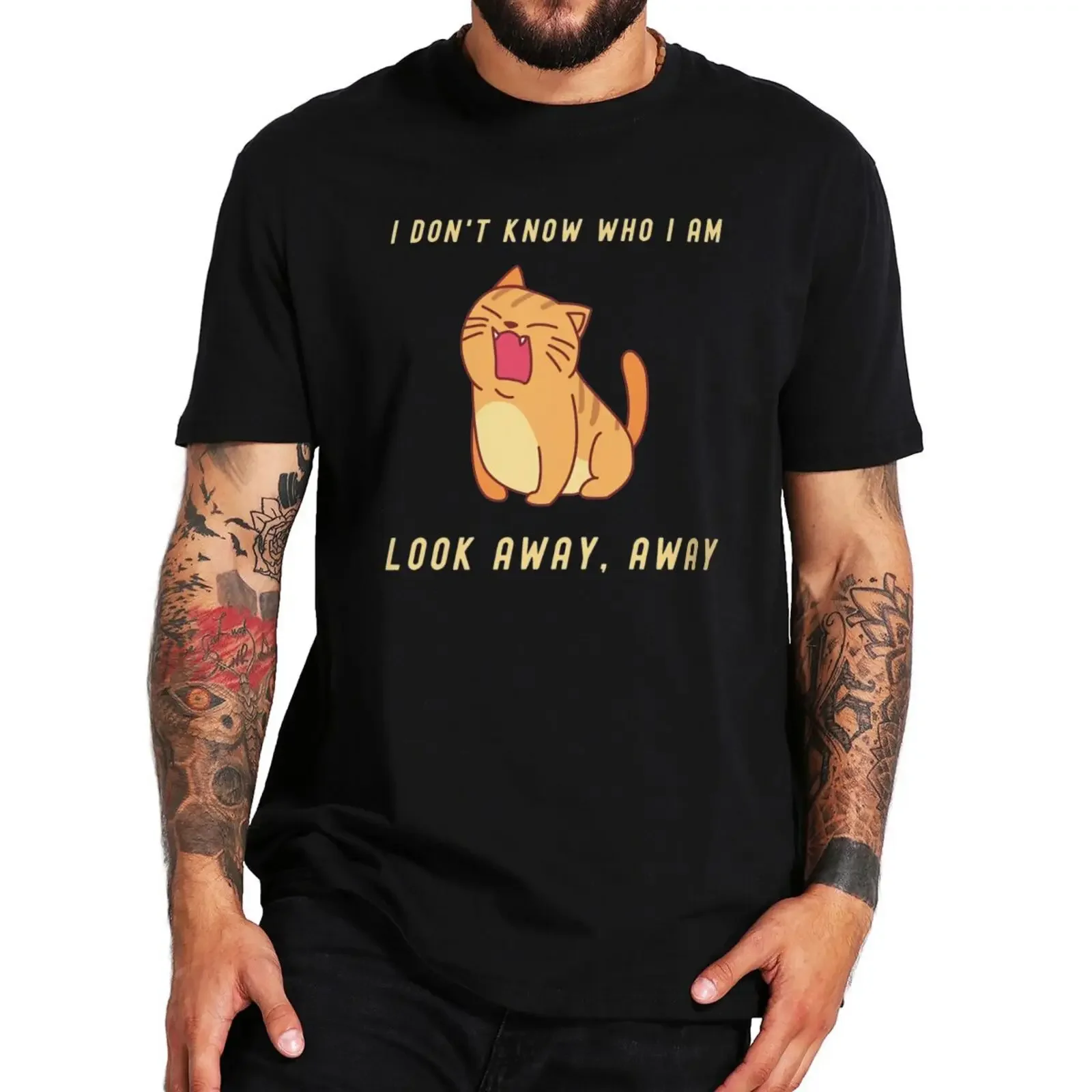 I Go Meow T Shirt Funny Cat Meme Novelty Tees Tops Y2k 100% Cotton Soft Unisex O-neck T-shirts EU Size