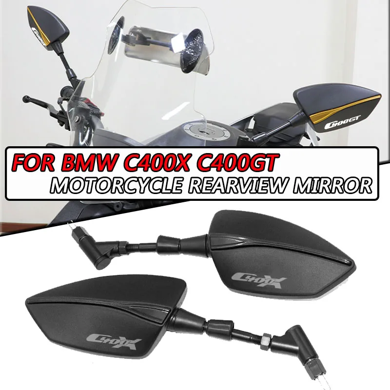 For BMW C400GT C400X C400 X C400 GT C 400GT C 400X Motorcycle Rearview Mirror,Motorcycle Side Mirror，Customizable LOGO