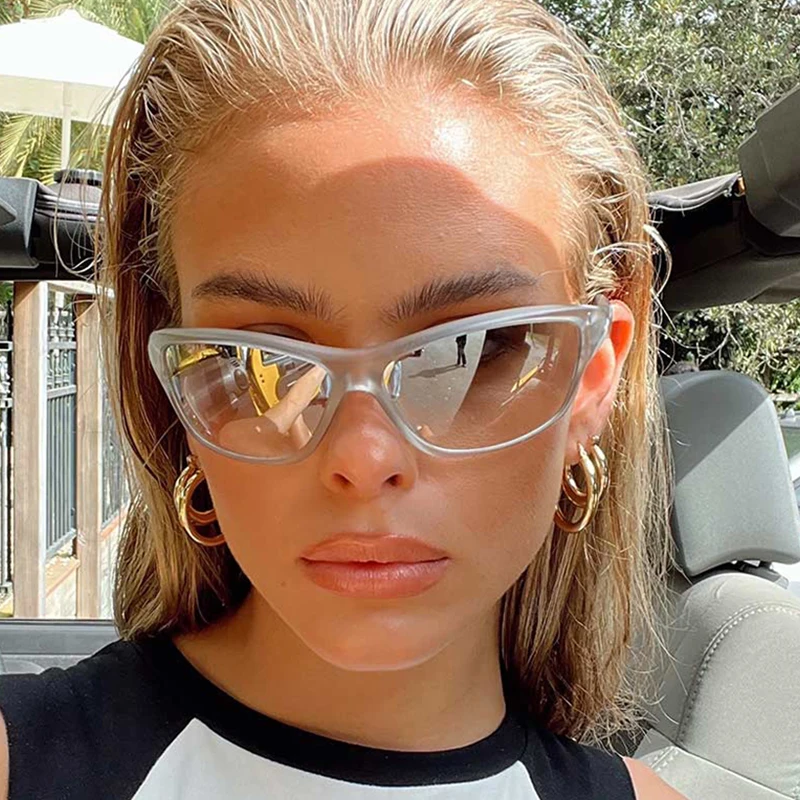 

NEW Silver Sport Sunglasses Men Women Brand Design Mirror Luxury Vintage Unisex Sun Glasses Man Cycling Driver Shades UV400