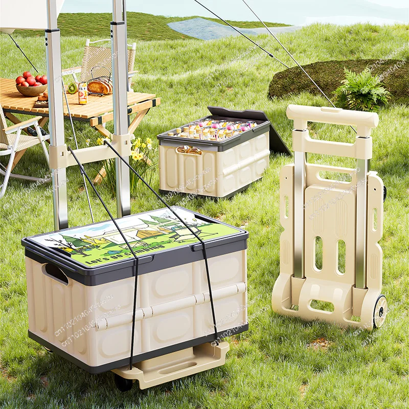 Household portable pickup, express pickup, cargo handling, small pull cart, shopping, shopping, luggage, trolley cart