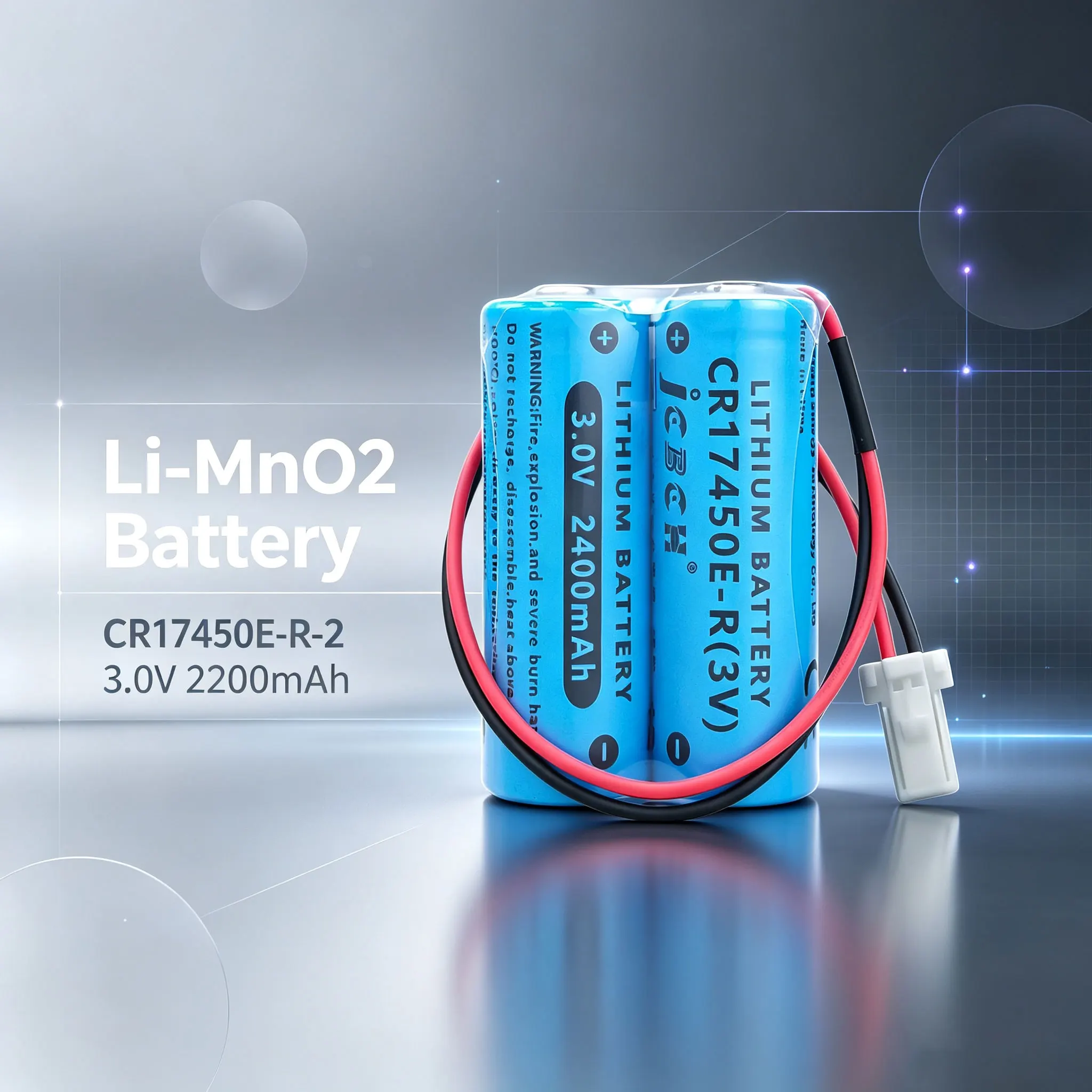 JCBCH CR17450E-R-2 industrial robot, industrial control PLC servo driver, intelligent locator, controller, 3V Li-MnO2 Battery