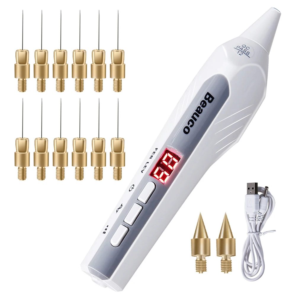 Professionelles 9-Stufen-LCD-Display Fibroblast-Plasma-Pen Augenlidstraffung Hautflecken-Entferner Muttermale Warzenentferner Schönheitsgerät für Zuhause – Detail 5