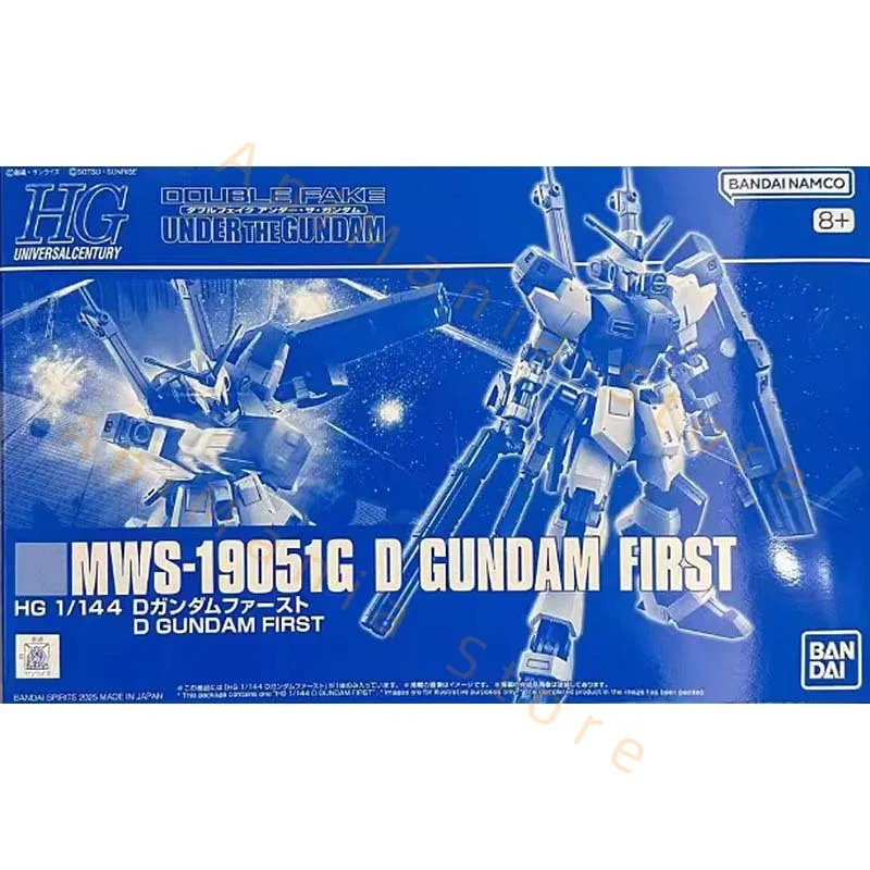 بانداي جاندام أطقم منمذجة HGUC PB D أول أنيمي الشكل Gunpla بناء عدة جاندام المقتنيات عمل أرقام لعب للأولاد هدية