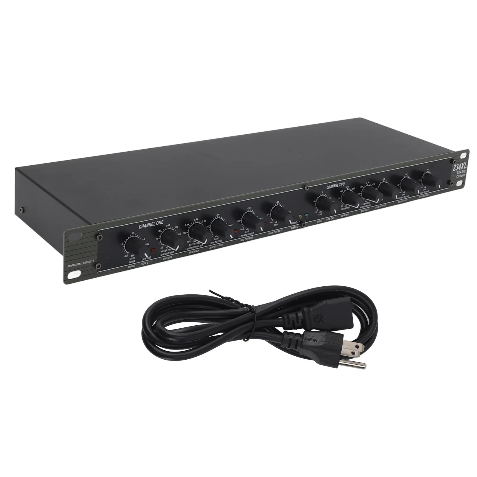 234XL Crossover Professional Stereo 2/3 Way Mono 4 Way Crossover