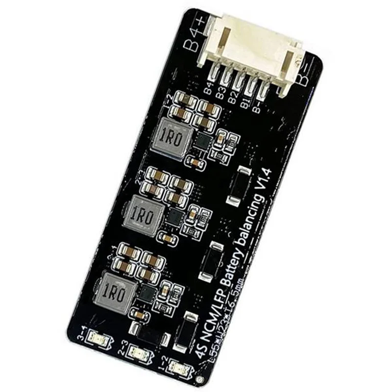 SYJZ BMS 4S Active Balancer Board 1.2A Lifepo4 Lipo Li-Ion Lithium Battery Energy Transfer Equalizer Module (4S)