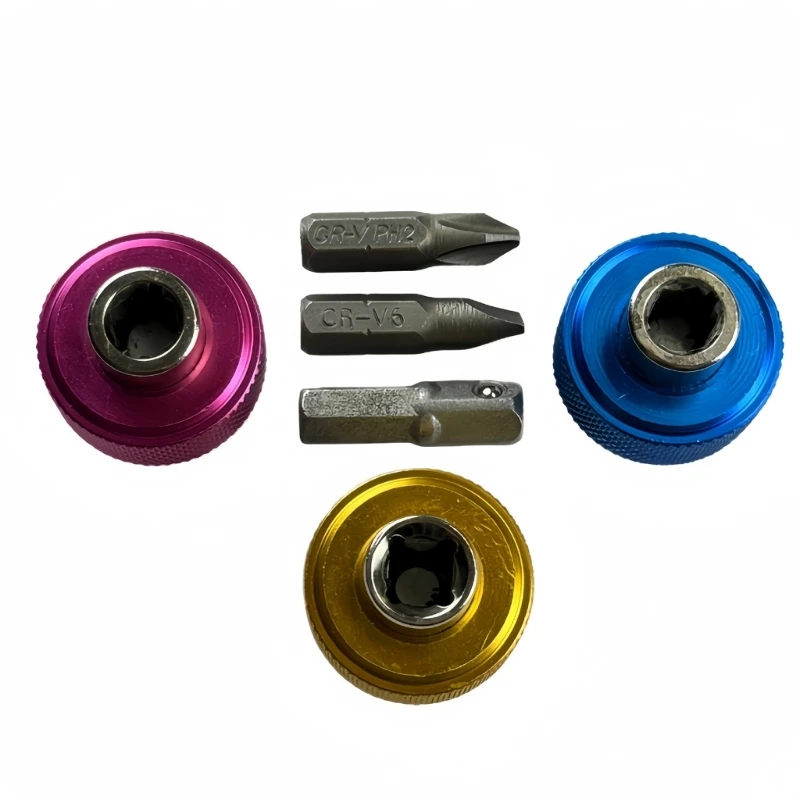 Y6GD 3pcs Chave bits chave fenda alumínio