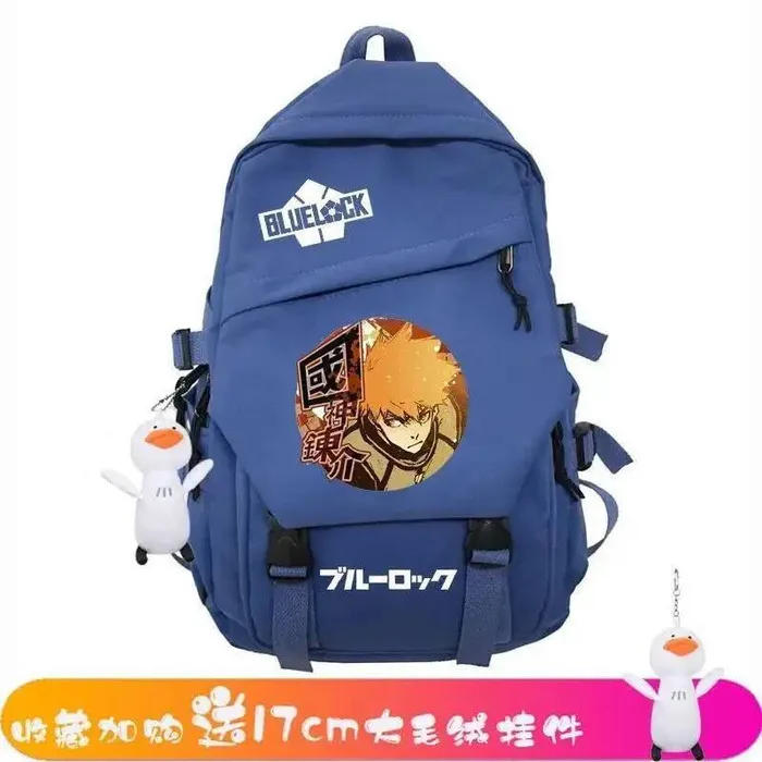 

Black White Blue Lock Student Teens School Bags Large Capacity Mochilas Backpacks For Anime GAME