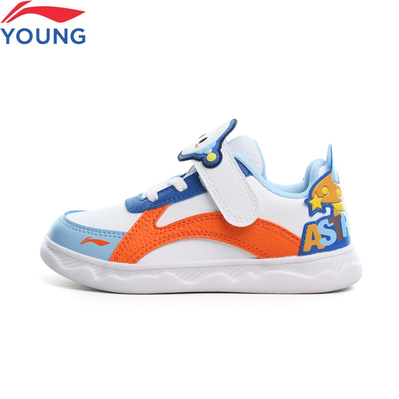 Li-Ning Kids Sports Style Casual Shoes Cushion Stable Support Wearable Sport Shoes LINING Comfortable Leisure Sneakers YKNT132