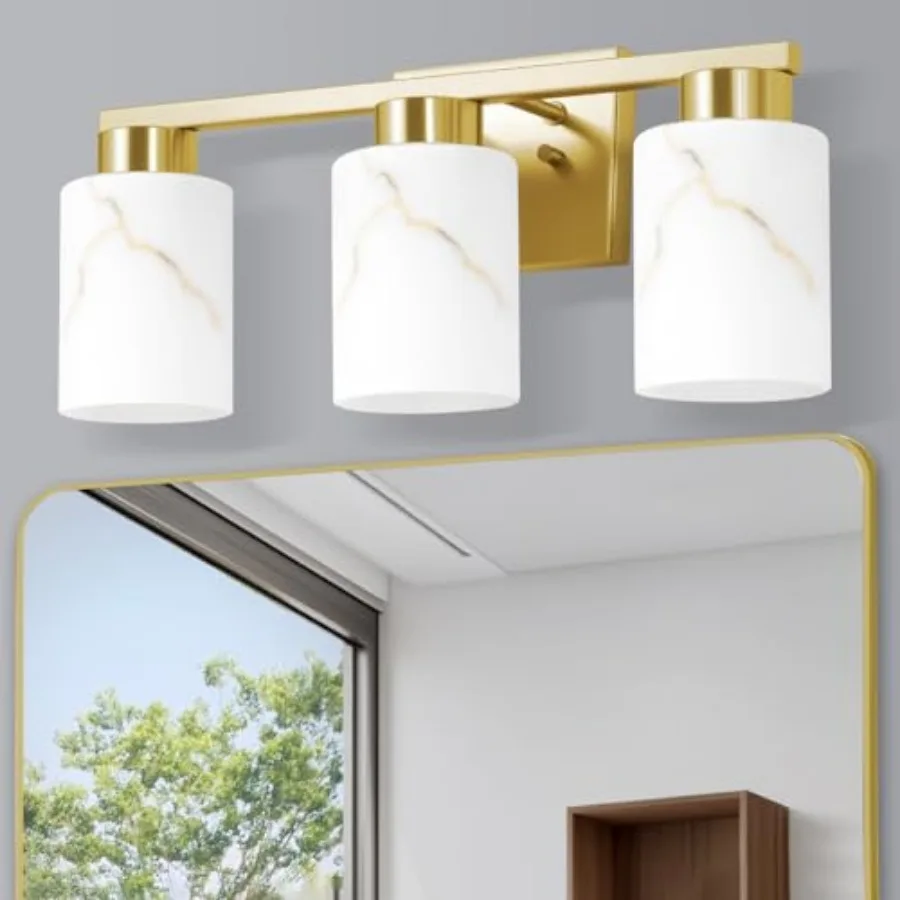 

Светильники для ванной комнаты: современные настенные светильники из металла с белым мраморным стеклом для зеркала в ванной, гостиной, спальни