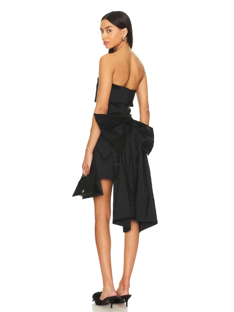

Ele Bla Dr Women's Faionable Chic Sexy Strapl Ball Gown for Par Wedding Date Cany Dinner Celebration