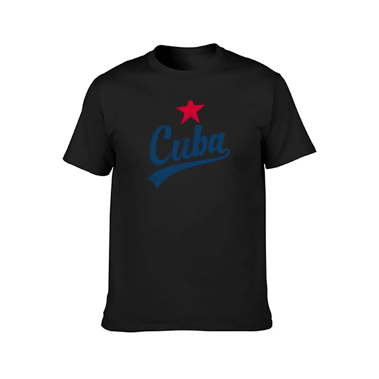 CUBA VINTAGE HANDWRITTEN WITH RED STAR, BY SUBGIRL T-Shirt anime summer clothes blanks T-shirt men