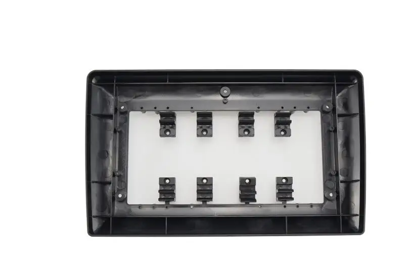 Cambiador de marco de vídeo para coche, Panel de cubierta trasera de 7 pulgadas, giro 10,1, 2 Din, Radio, CD, reproductor de DVD, Audio, Fascia, Kit de montaje para salpicadero