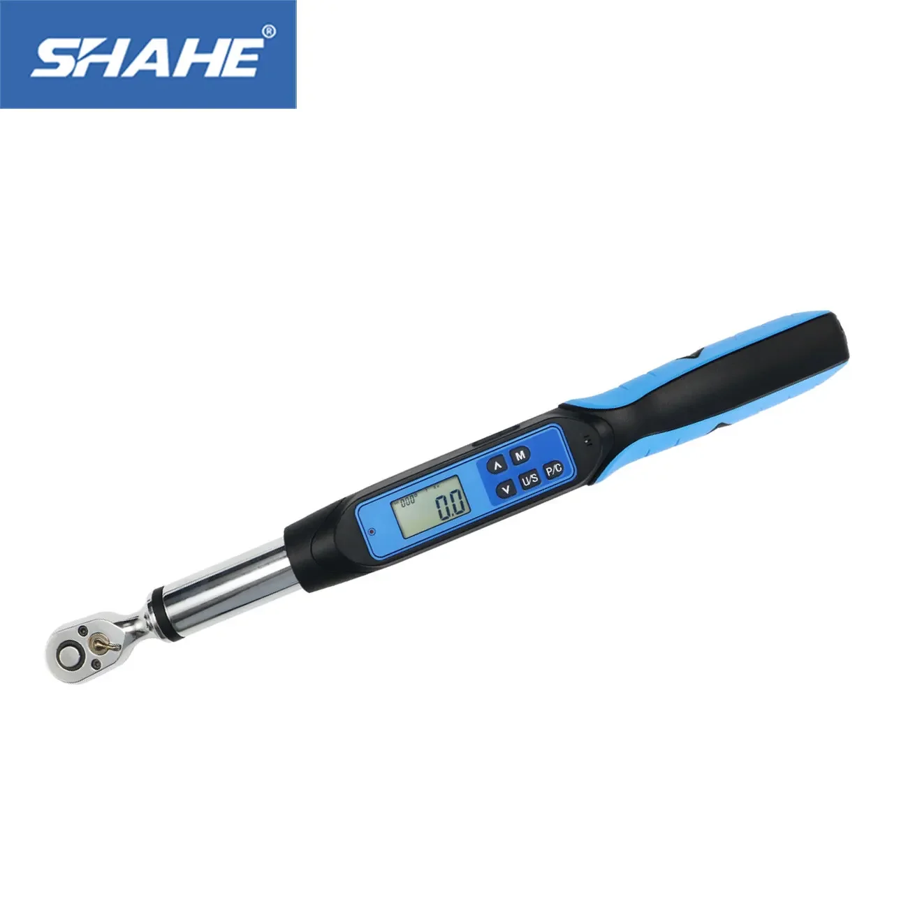 

SHAHE 1/2"Angle Electronic Torque Wrench with Preset Value, Data Storage, Buzzer, LED Flash ,Data output for Motorcycle, Car