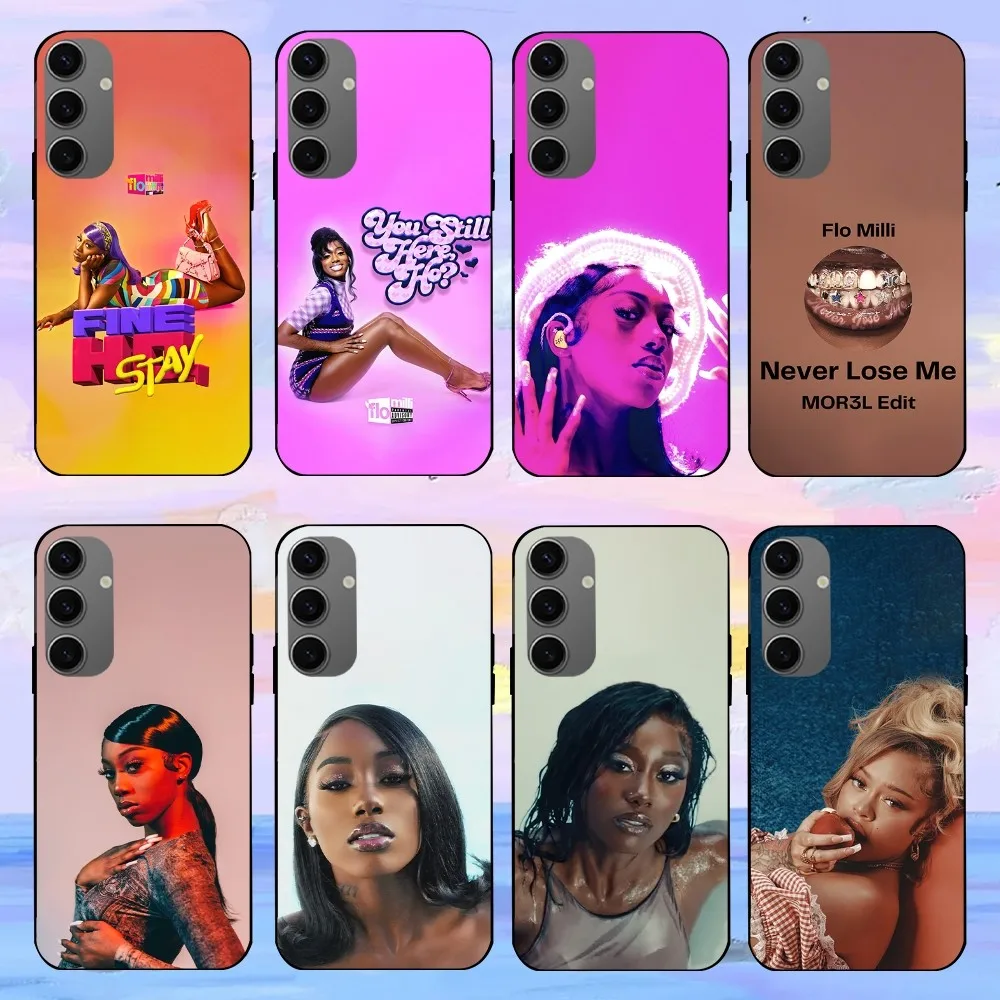 Rapper F-Flo Milli Fine Ho Stay Phone Case For Samsung Galaxy S21 S22 S23 S30 Note 10 20  Plus Lite FE ULTRA Shell