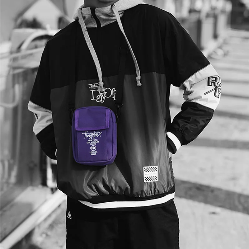Kleine Street-Hip-Hop-Umhängetasche, Handytasche für Teenager, japanische Zeitschriftentasche, klassische Tasche – Detail 10