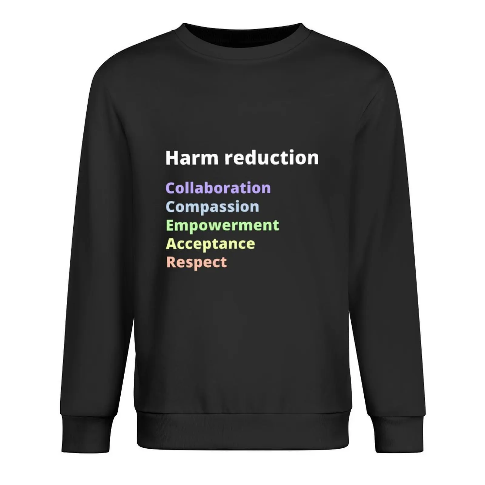 

Harm Reduction Model Pullover men's clothes blouse korean style clothes men wear sweatshirt for men