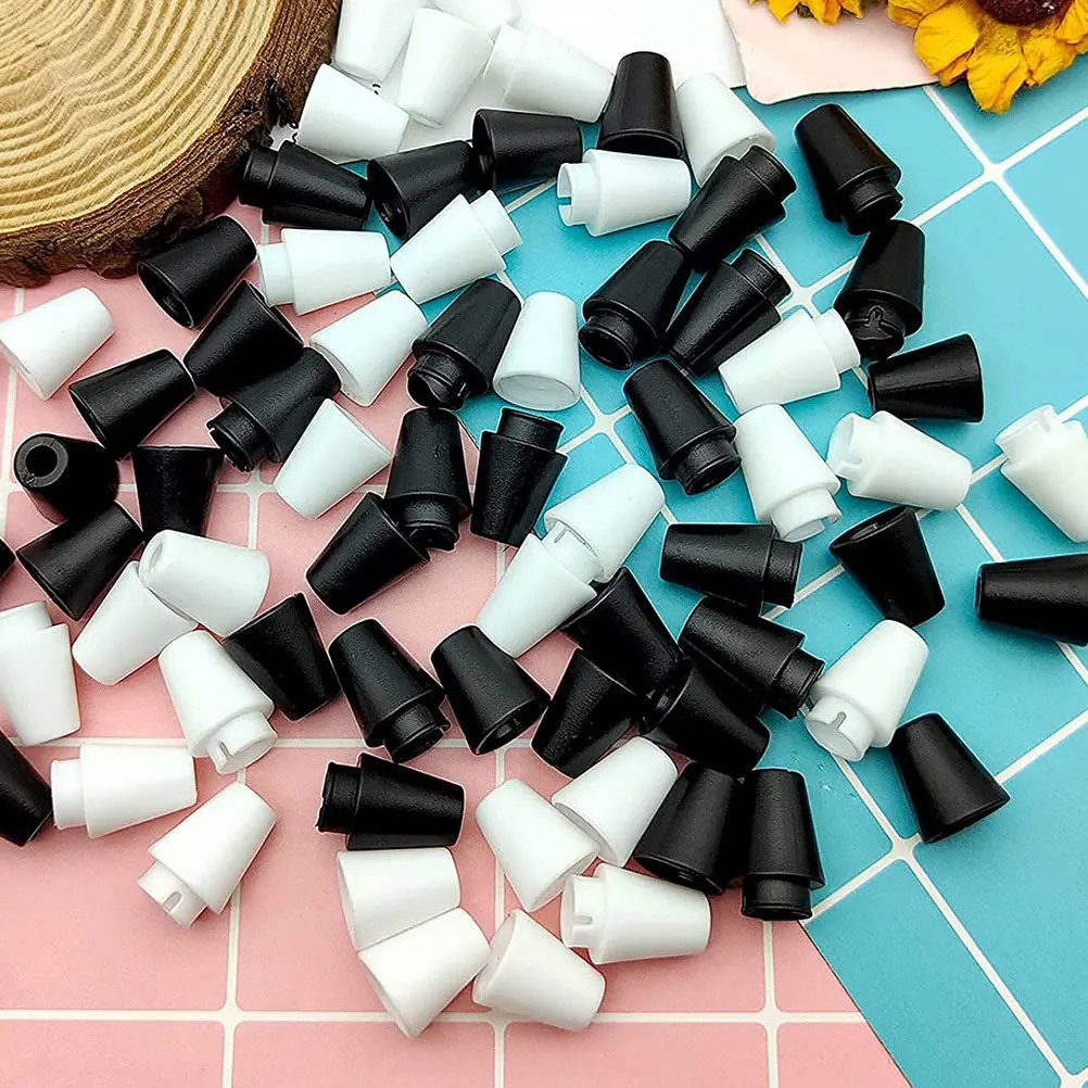 

50 шт. пластиковых соединительных бусин-застежек в форме узла для изготовления ювелирных изделий, браслетов, ожерелий, поделок, безопасные разъемные застежки