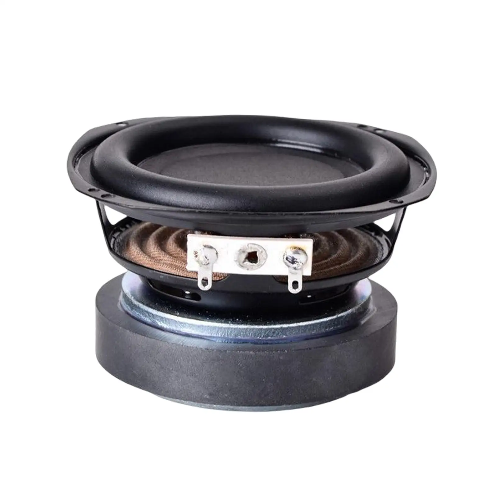 Mini Woofer Subwoofer Speaker, Poderoso Bass Surround Sound, Borda de borracha estéreo, Amplificador HiFi Estável para Casa