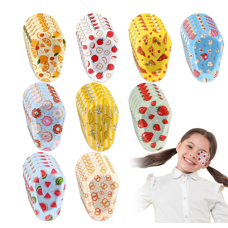 

5 шт., защита зрения для детей, девочек и мальчиков, уход за зрением, горячая новинка, патчи для глаз при амблиопии, клейкие патчи для глаз, медицинские стерильные подушечки для глаз