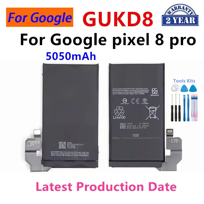 GUKD8 GS35E GP5JE GMF5Z GZE8U For Google Pixel 7A/Pixel 7/ Pixel 7 Pro /Pixel 8/Pixel 8 Pro Phone Batteries image 6