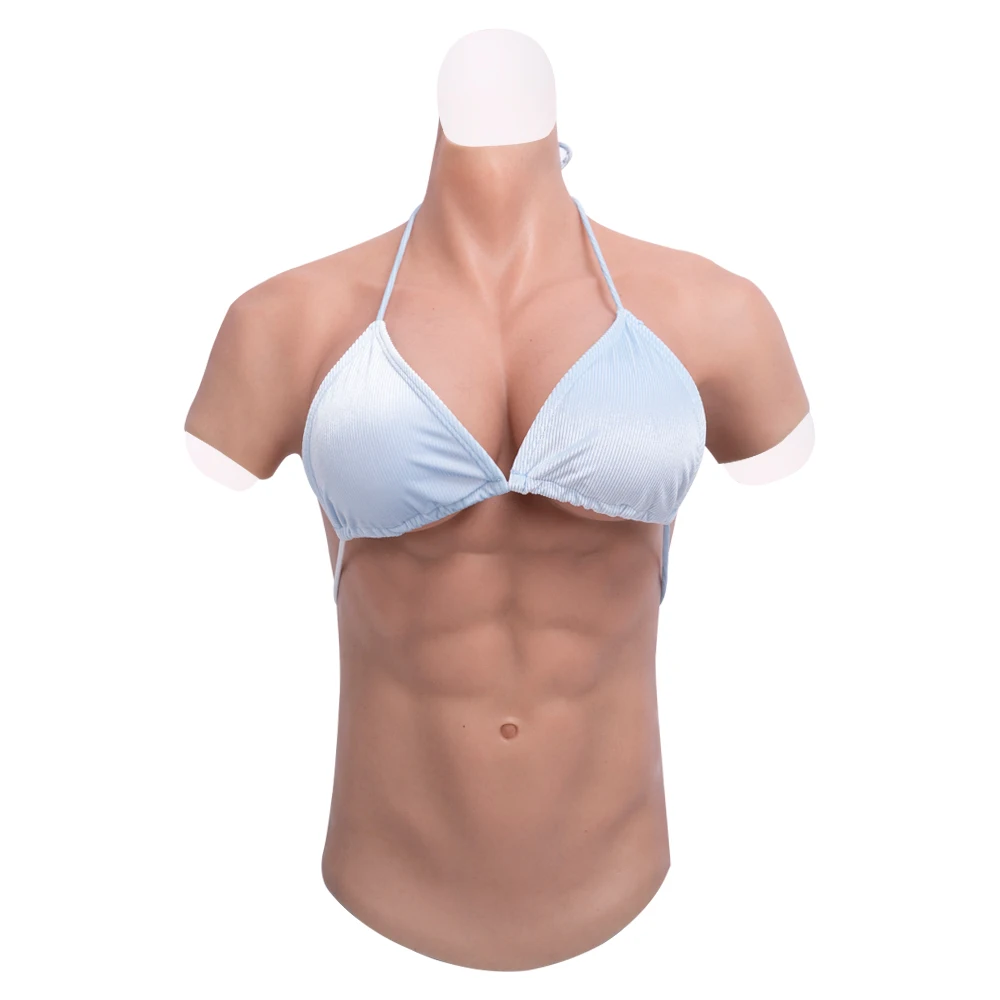 The Chest Muscles Made Of Oil-Free Silicone Material Are SuitableFor F CUP Role-Playing Cross Dressing Ball Muscle Display