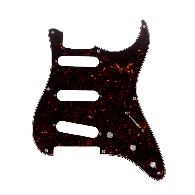 USA Vintage 8 Holes ST SSS Strat Guitar Pickguard with screws Black Pearl ST Scrach Plate Various Colors Fits for Fender Strat