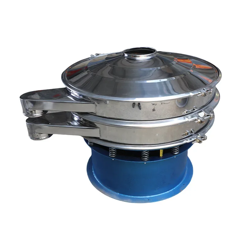 Three-dimensional Vibrating Screen Small Stainless Steel, Food Industry Round Vibrating Classifying Screen