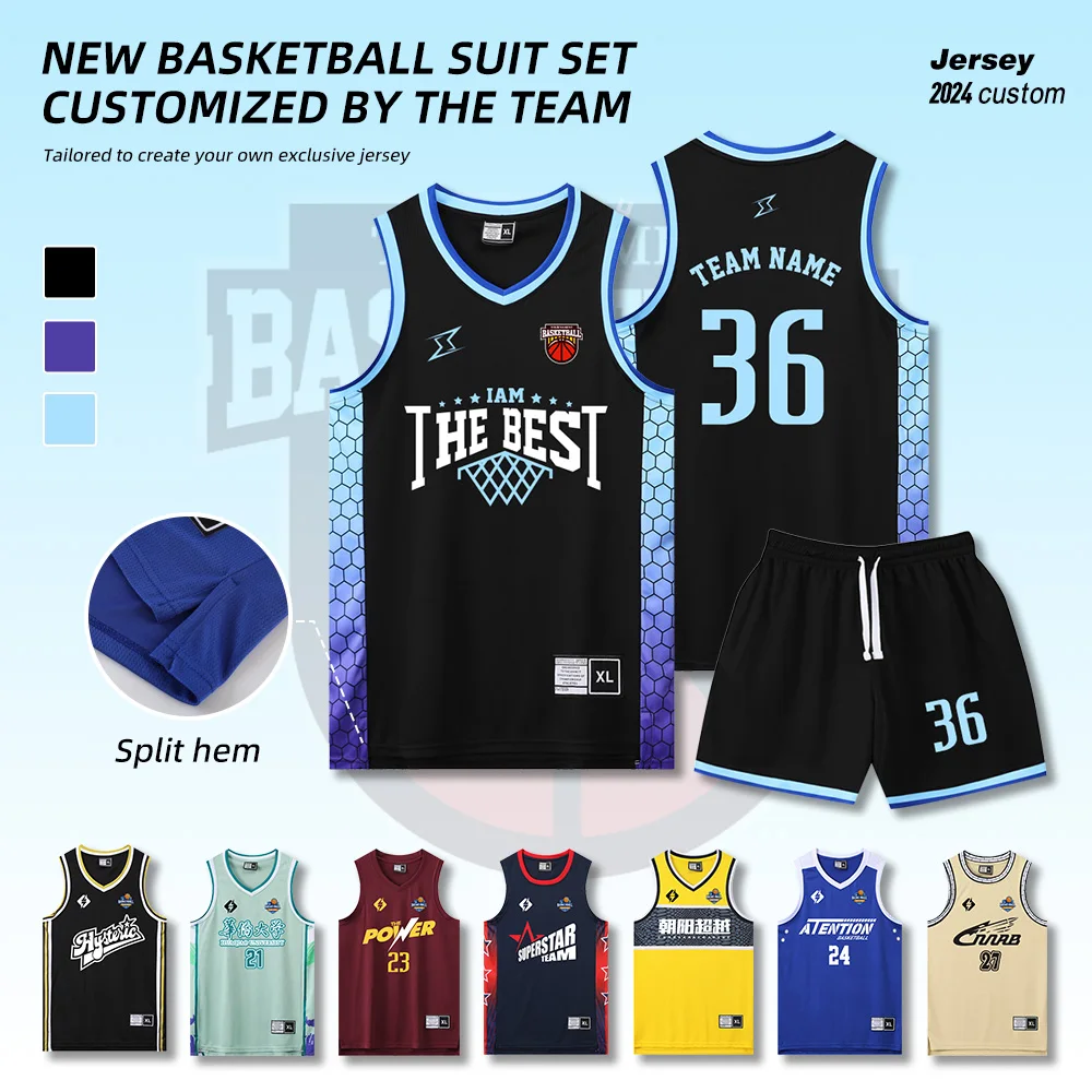 Men Adult Kid Basketball Jersey Customize Boy Quick-drying Training Uniform Shirt Sportswear Child Tracksuit Sport Suit Clothes