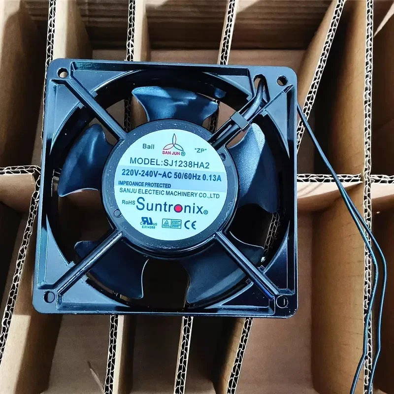 for SANJUN SJ1238HA2 12cm AC Fan 220V-240V 0.13A Double Ball Bearing Cooling Fan